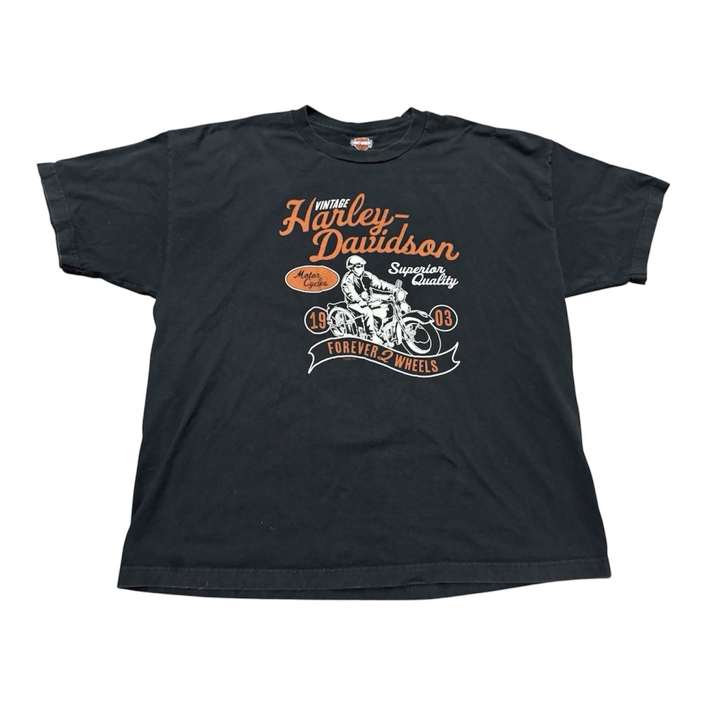 Harley-Davidson T-shirt “Forever 2 Wheels” Milwaukee Wisconsin Men’s Size 2XL