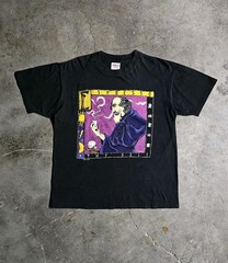 Vintage Espresso Thy Self Mens L Oneita Power-T Shakespeare Book Art Tee