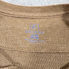 George Long Sleeve Insulating Pullover Shirt Fits Men’s Size XL/XG (46-48) Brown