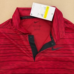 Nike Tiger Woods Dri-Fit ADV golf shirt, Red, Small (DH0789-687) NEW