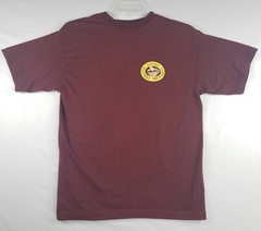 Dunkin’ Donuts T-shirt Lattes Espresso Cappuccino Crew Shirt Size Large Maroon