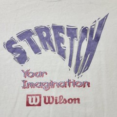 Wilson Racquetball VTG 90s Shirt Mens Medium Stretch Your Imagination Graphic