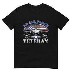 Vintage US Air Force Veteran US Flag Tee USAF Veteran T-Shirt