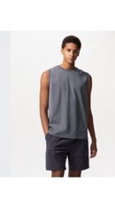 UNIQLO AIRism Cotton Sleeveless T-Shirt S-4XL Crew-Neck Tank Men 475363 NWT