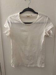 Vintage 1998 Helmut Lang White T-Shirt Small M Archive Made in Italy