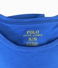 Polo Ralph Lauren men’s XL bright blue cotton t-shirt