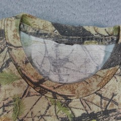 Camo Hunting Shirt Mens Small Multicolor Allover Branches Tee Outdoors Nature