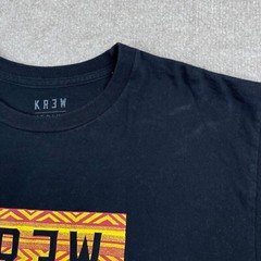 Krew Graphic T Shirt Men’s Size M Black Short Sleeve Crew Neck Skateboarding Tee