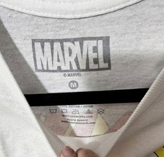 Marvel X-Men Wolverine Graphic Logo White Short Sleeve Crew Neck T-Shirt M