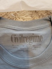 Civil Regime Cherub Ashes To Ashes T-shirt Size Large True To Size