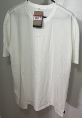 Nike Men’s NSW Prem Essential T-Shirt SS Crew Pure White Size XL NEW WITH TAGS