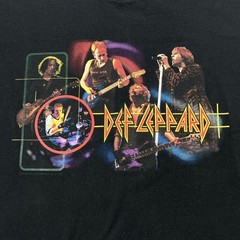 Vintage Def Leppard Shirt Mens Large Black Euphoria 2000 Tour Rock Band 2000s