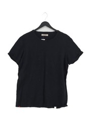 Seasalt Men’s T-Shirt L Black 100% Cotton Basic