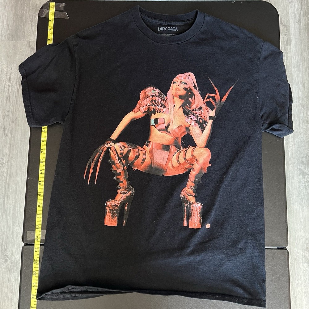 Lady Gaga Chromatica Ball Concert Las Vegas Medium Shirt Black Official Merch