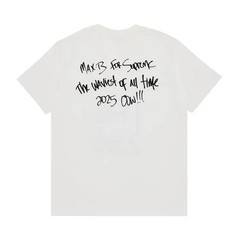 Supreme Max B Tee White SS25 Size Large