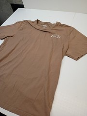 Hollister Workwear California U.S.A Tan T-shirt Mens SZ L!