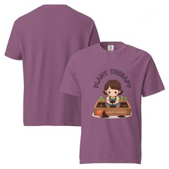 Plant Therapy T-Shirt with Gardening Child | Comfort Colors