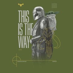 Men’s Star Wars: The Mandalorian and Grogu This Is The Way Bounty Hunter T-Shirt