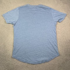 Goodlife Shirt Mens XL Blue Short Sleeve V Neck Tri Blend Soft USA Curve Hem