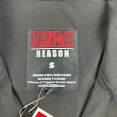 Scarface Tony Montana 1983 Shirt Men S Black Movie Graphic Camp Collar