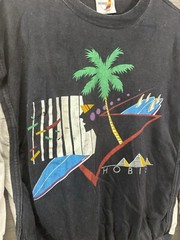 Vintage Signed Eddy Y Hobie Two Tone Surfer Abstract Size Large California Art