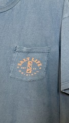 Salt Life Mens T-shirt XL Blue Live Salty Ship Anchor Rusty Kedge
