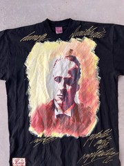 Vintage Kama Shirt Size 3XL Hand painted The Godfather Don Vito Corleone 4K Art