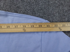 Unbranded T-Shirt Mens Large Blue Turtleneck Long Sleeve Cotton Polyamide