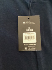 ATHLETIC WORKS DRIWORKS NAVY BLUE TRI BLEND MUSCLE Tank Sz S*