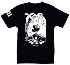 Neff X Disney Mens Mickey Mouse No Worries Graphic Black T-Shirt NWT S, M, L
