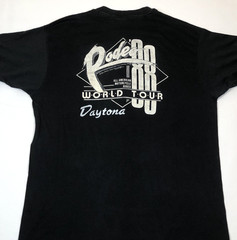 Vintage 1988 All American Motor Cycle Rodeo Tour Daytona Black T-Shirt Size XL