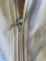 Rare Vintage Embroidered ROK Korean Marine Corps Recon Zipper Front Shirt -White
