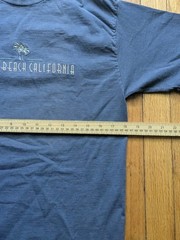 Vintage Venice Beach California Shirt Mens Medium Blue 90S Y2K Vacation Tee