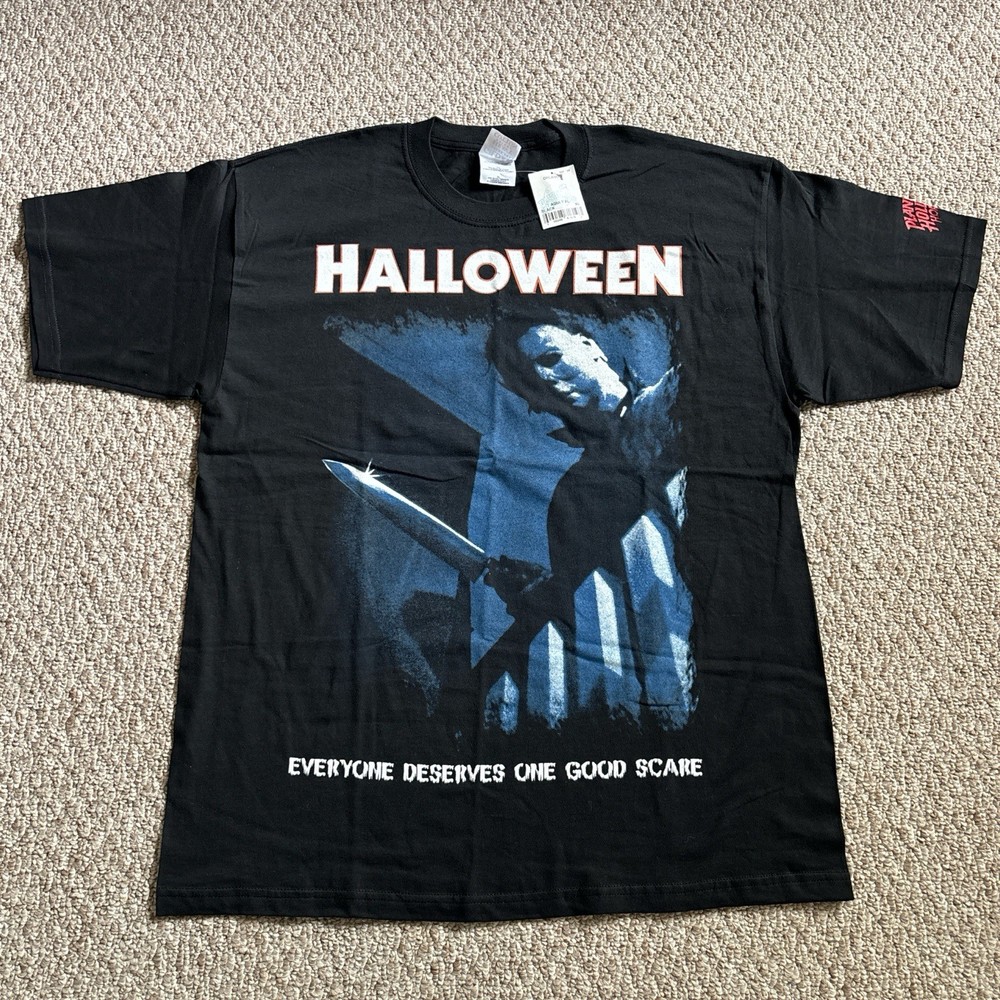 VTG Early 2000s Halloween Michael Myers Planet Hollywood T-Shirt Size XL *NWT