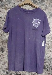 Rare Disney 100 Marvel Black Panther Purple T-Shirt, Size Large, New