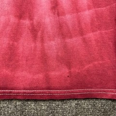 MV Sport Gannon University Spell Out T Shirt Adult Small Red Tie Dye Tee