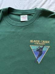 Vintage 90’s Ski Single Stitch Oneita Work Sucks Tee Size XL USA