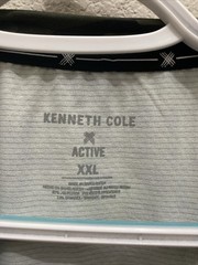 NEW Kenneth Cole Active T Shirt 2XL Green Camo Crew Neck Tech SS Tee NWT $49