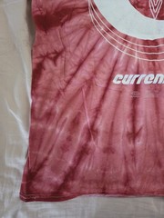 Currents Red Crystal Wash Tie Dye Metalcore Band Shirt Large