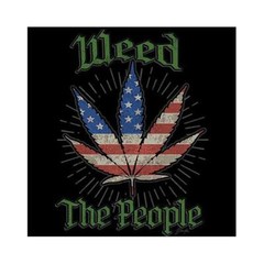 Weed The People American Flag Pot Leaf Tank Top T-Shirt
