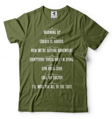 GYM Workout T-shirt Funny Workout Meter Sweat-o-meter timer Measure exercise T