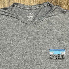 O’Neill Men’s Gray Graphic Performance Tee 2XL Surfer Beach Outdoor Horizon EUC!