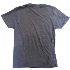Nirvana Smiley Face Graphic T-Shirt Mens Small Blue Heather Rock Band Tee