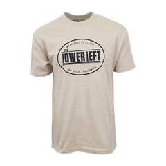 TRIBAL GEAR MENS WEST COAST THE LOWER LEFT SAN DIEGO CALIFORNIA T SHIRT SAND