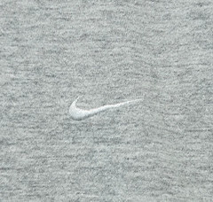 Vintage Y2K NIKE Shirt Large Gray Short Sleeve Embroidered SWOOSH Gray Tag 2000s