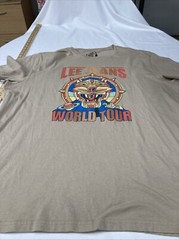 Lee jeans’s world, tour, Short Sleeve Shirt Size X-Large (54-56) Graphic NWT