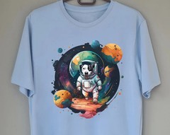 Custom Pet Portrait Comfort Tee Dog Cat Personalized T