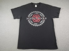 Vintage Matco Tools Shirt Mens Medium Black Mechanic Auto Shop Garage Cars Logo