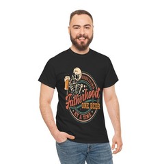 Surviving Fatherhood One Beer Skeleton Tee
