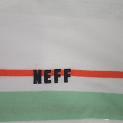 Neff Classic Crew White Striped Short Sleeve T-Shirt Men’s Size S, M, L, XL